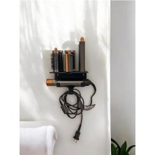 Mey İthalat Düzenleyici; Airwrap ile Uyumlu Stand, Saç Şekillendirici Organizer Standı, Duvara Monte, QWN3QNWQE