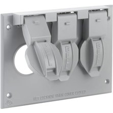 Mey İthalat 1-Kat Dikey Box Mount Single 1.406-INÇ Hava Şartlarına Dayanıklı Kılıf, 5093-0
