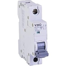 Mey İthalat 6VTB-1C10 Otomatik Sigorta 6ka C Tipi 1 Kutup, 10A