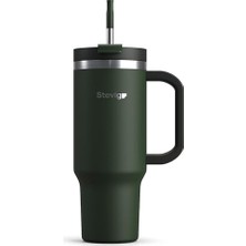 Mey İthalat Termos, 2 Moods Tuck-In Tumbler Sızdırmaz Çelik 900 ml Green ST-237