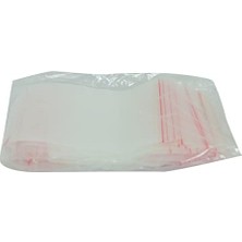 Mey İthalat Kilitli Şeffaf Naylon Torba Poşet, 10X12 Cm, 100 Adet, 1 Paket