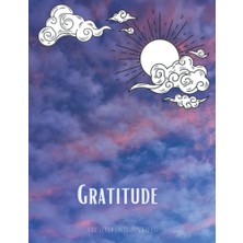 Mey İthalat Independently Published Gratitude Journal -, Sunset Cloud Sleeping, Print With 5, Coloring Pages Included, Coloring Book:, Cat Cover Large, Minute Prompts And