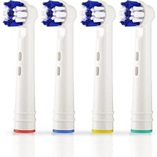 Mey İthalat Oral B Şarjlı Diş Fırçası Uyumlu Yedek Başlık, Elektrikli Diş Fırçası Yedek Başlığı, 4 Adet
