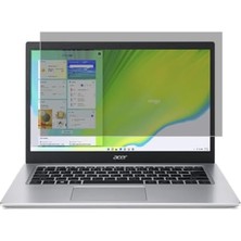Mey İthalat Acer Aspire 5 A514 14 Inç Dizüstü Gizlilik Ekran Filtresi, 9h Temperli Nano Esnek Cam, Parlama Önleyici 16:9