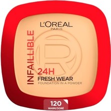 Mey İthalat Infaillible 24H Fresh Wear Pudra Fondöten 120 Vanilla