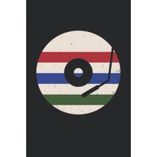 Mey İthalat Disque Vinyle: Slops Music Turntable |notebook Din A5 6x9 Pouces |planificateur Journal Écrit Booklet |120 Pages |pointé