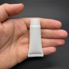 Mey İthalat Beyaz Boş Krem Tüpü 10 Ml, Merhem Tüpü ve Beyaz Lipgloss Tüpü 10 ml x 3 Adet