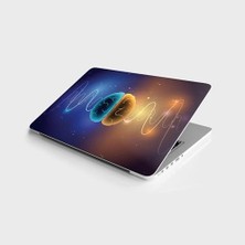 Mey İthalat Beyin Dalgası Tasarımlı Laptop Sticker, Bilgisayar ve Notebook Kaplama Etiketi