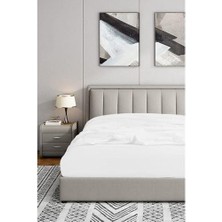 Mey İthalat 100X200 Lastikli Fitted Penye Çarşaf Beyaz