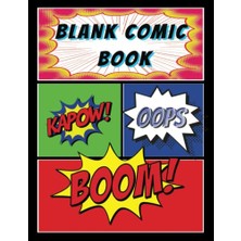 Mey İthalat Independently Published 2-6 8,5X11 INCH-110 10 With Templates Draw Story Different Handy Panel Layouts Pages Blank Comic Book Create Your Own Comics Notebook