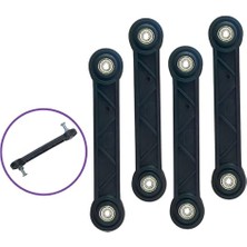 Mey İthalat 4 Adet Beşik Sallama Aparatı Siyah 12 cm