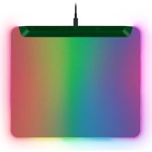 Mey İthalat Firefly V2 Pro Phantom Green Edition Chroma Rgb Tam Aydınlatmalı Oyun Mouse Mat, USB 2.0, Mikro Dokulu Yüzey, Kaymaz Taban