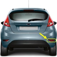 Mey İthalat Arka Tampon Sağ Reflektörü 8A6117A849AB Ford Fiesta ile Uyumlu 2009-2012