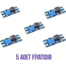 Mey İthalat MT3608 Ayarlanabilir Voltaj Yükseltici Kart, 5 Adet