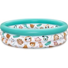 Mey İthalat Safari Pals Çocuk Havuzu, Φ40 x A10 Inç Veya Φ1.02 M x A 25 cm