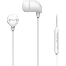 Mey İthalat Mikrofonlu Kulaklık, TAE2146WT/00, Kablolu Usb-C 5ft, Kulak Içi Kulaklık, Beyaz