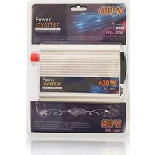 Mey İthalat 600W 12V Çevirici Invertör Araç Elektrik Çeviricisi 1410