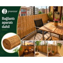 Mey İthalat Greenosier 70CMX5M Hasır Kamış Çit
