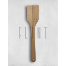 Mey İthalat 32 cm Gürgen Ağacından El Yapımı Ahşap Mutfak Spatulası