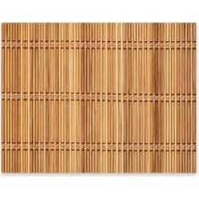 Mey İthalat Bambu Amerikan Servis; Doğal Bambu Malzeme, 17.7 x 11.8 Inç (45 x 30 Cm), 3 Adet (Model 12)