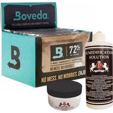 Mey İthalat 72 60G Humidor Puro Kutusu Nemlendirici 12'li Paket Saf Su ve Jel Hediyeli