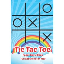 Mey İthalat Çocuklar Için Seyahat Etkinlikleri ve Bulmacalar Içeren Tic Tac Toe Oyun Kitabı, Skor Takipli