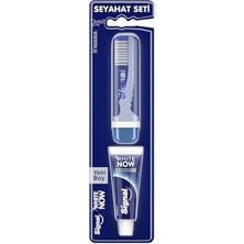 Mey İthalat White Now Diş Macunu 14 ml ve Diş Fırçası Seyahat Seti