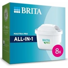 Mey İthalat Maxtra Pro All-In-1 Su Filtresi, Beyaz, 8'li Set