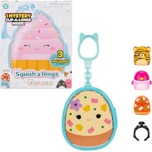 Mey İthalat Squish-A-Longs 3 Figür + Yüzük Çantalı Sürpriz Paket, Seri 3, AL007