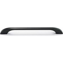 Mey İthalat Antrasit 160 mm Dayanıklı Metal Meriç Çekmece Kulp Şık Modern Tasarım Mobilya Dolap Kulpu