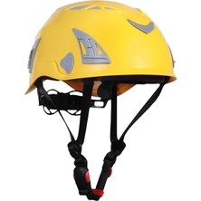 Mey İthalat Dağcı Tırmanma Bareti, Sarı, Baş Koruyucu Kask, Ce EN12492 Sertifikalı, 51-62 cm Ayarlanabilir