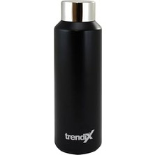 Mey İthalat SKM033 Çelik Içli Termos, Siyah, 600 ml