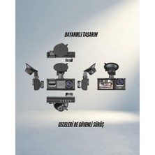 TKÇ 1080P Full Hd Ön Kamera ve 720P Arka Iç Kamera Dvr Sistemi