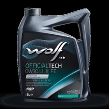 Wolfpar 1044344 Wolf Tam Sentetik Motor Yağı Officialtech 0W30 Ll Iıı Fe 5l 229.31
