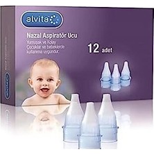 Mey İthalat Nazal Aspiratör Yedek Uçlu, 12'li