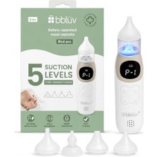 Mey İthalat Rinö Pro Bebekler Için Elektrikli Burun Aspiratörü, 5 Seviyesi, 4 Bpa Içermeyen Silikon Uç, Yatıştırıcı Işıklar ve 3 Melodi