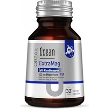 Mey İthalat Extramag Üçlü Kombinasyon, Üç Farklı Magnezyum Formu Içeren 30 Tablet