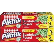 Mey İthalat Buzdolabı Poşeti 4AL3ÖDE Orta 20'li