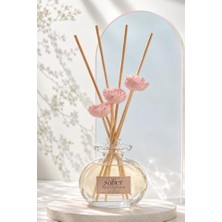 Mey İthalat Kiraz Bahçesi Pembe Seramik Taş Çiçekli Çubuklu Oda Kokusu, Japon Kiraz Çiçeği Cherry Blossom 80 ml