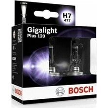 Mey İthalat Gigalight Plus 120 H7 Otomobil Ampulü, 12V 55W PX26D, Ikili Kutu