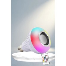 TKÇ Akıllı Bluetooth Hoparlör Ampül Rgb LED Işık 3W