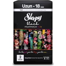 Mey İthalat Black Premium Plus Uzun Hijyenik Ped 18 Adet