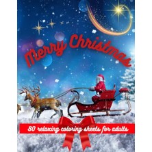Mey İthalat Merry Christmas 80, For Adults, Relaxing Coloring Sheets