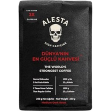 Mey İthalat Yüksek Kafeinli Öğütülmüş Filtre Kahve 250 G. Sporcu Kahvesi 3 Kat Kafein (French Press ve Makine)