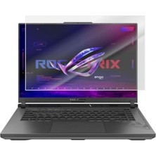 Mey İthalat Asus Rog Strix Scar 16 Inç Uyumlu Mat Ekran Koruyucu, Yansıma ve Parlama Önleyici, Parmak Izi Bırakmayan, 9h Temperli Kırılmaz Esnek Nano Cam 16:10