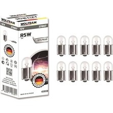 Mey İthalat R5W 67 Park Ampulü, 12V 5W, 10 Adet