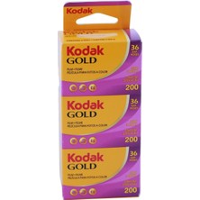 Kodak Altın 36 Ekran, Eksi Renk, Orta Hız, Sarı, 3 Adet
