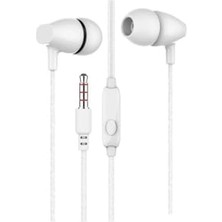 Mey İthalat SX08 Beyaz Kulakiçi Kulaklık, 3.5 mm