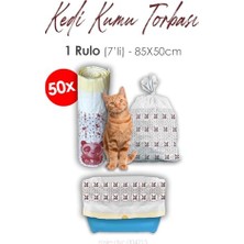 Mey İthalat Kedi Kumu Torbası, 85X50 Cm, 7'li, 50 Rulo