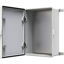 Mey İthalat Polyester Elektrik Panosu 35 x 50 x 17 Cm, IP65, Taban Sacı ve Montaj Plakalı Dış Ortam Kutusu, Plys 3550